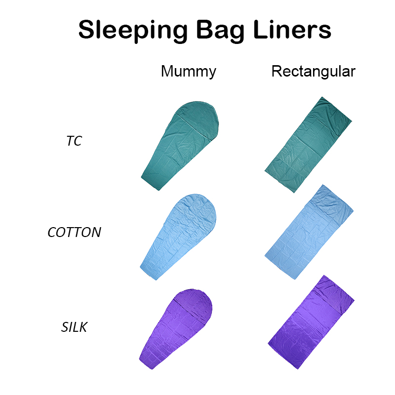 Colorful Dew Sleeping Bag Liners